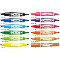 Zebra 斑馬牌 MC-12C 大嘜奇箱頭筆套裝 (粗咀/12支裝)