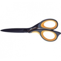 Deli 6027 黑鋼剪刀 (人體工程學/7吋)