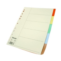 ESSELTE 44877 A4 5級彩色膠質分類索引