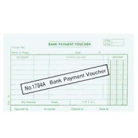 1784A 大本英文傳票 - BANK PAYMENT