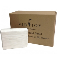 VIRJOY 三摺式抹手紙(250張) 16包/箱