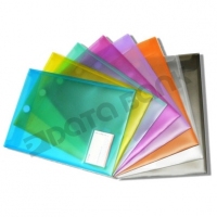 DataBank 106 直開魔術貼透明文件袋 A4 