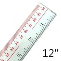 Acrylic 膠間尺 透明 12