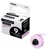 CASIO XA-9PK1 9MMX5M (粉紅底黑字) LABEMO TAPE LINEUP