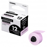 CASIO XA-12PK1 12MMX5M (粉紅底黑字) LABEMO TAPE LINEUP