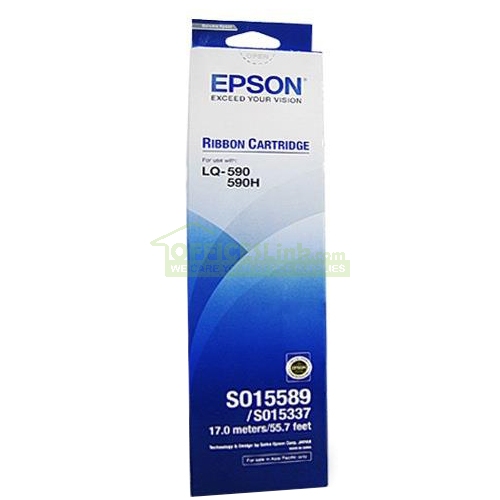 EPSON C13S015589 Black Ribbon for LQ-590