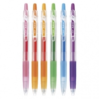 Pilot LJU60EF-6C Juice 0.5mm 按掣o者喱筆(6色套裝)