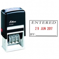 Shiny S407 自動上墨印章 (ENTERED+DATE)