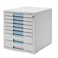 韓國 SYSMAX 1208K 八層桌上型有鎖文件櫃(韓國製造)