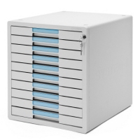 韓國 SYSMAX 1210K 十層桌上型有鎖文件櫃(韓國製造)
