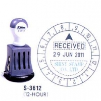 Shiny S-3612 12小時制多用途日子及時間印