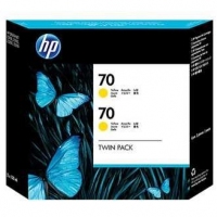 HP 70 CB345A INK YELLOW TWIN (UK)