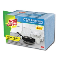 思高牌 防刮清潔海綿百潔布 4'S