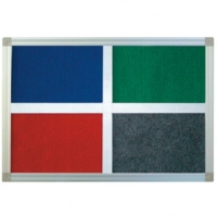 單面鋁邊布面報告板 (120H x 240W)cm