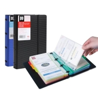 DELI 5778 活頁咭片簿(180張) 彩色索引