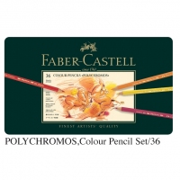 FABER 110036 專業級36色木顏色(鐵盒裝)