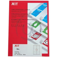 MIT 電腦標籤貼紙 A4 (100張/包)